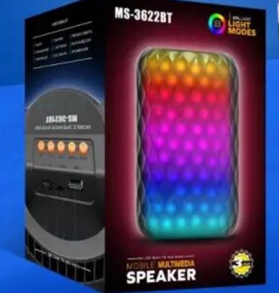 BLİC MS-3622 BLUETOOTH RGB SPEAKERi Taşınabilir Ses Bombası